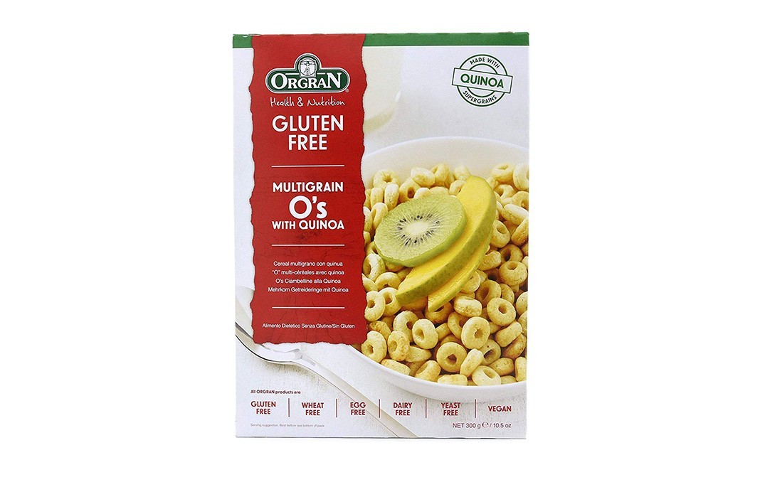 Orgran Gluten Free Multigrain Q's With Quinoa   Box  300 grams